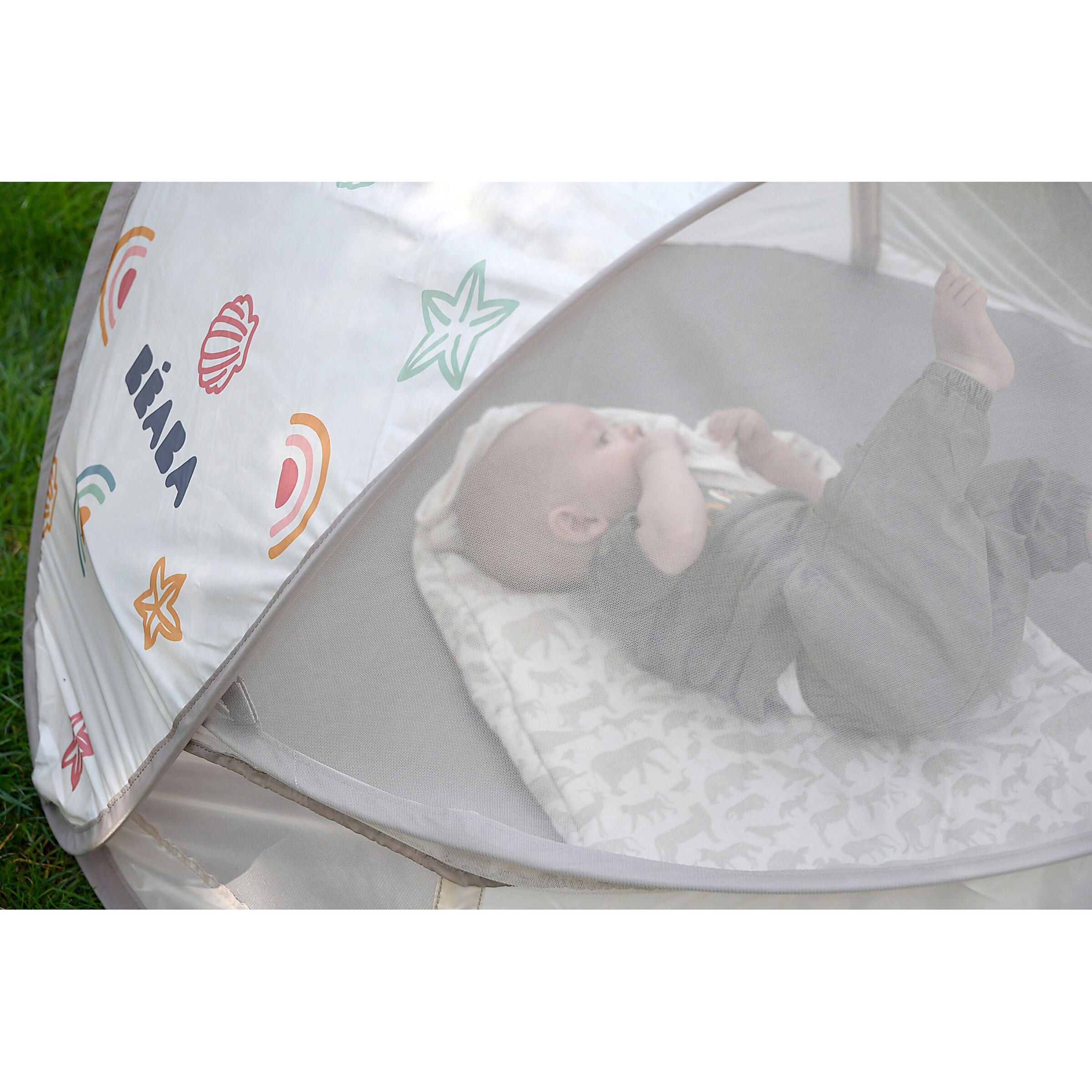 Beaba Strandmuschel Breezynest UV-Zelt