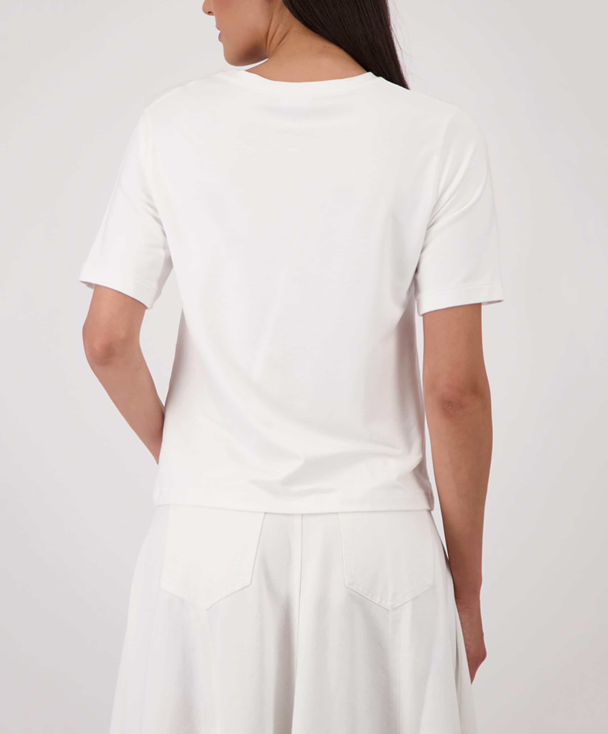 Monari Dames T-shirt ecru