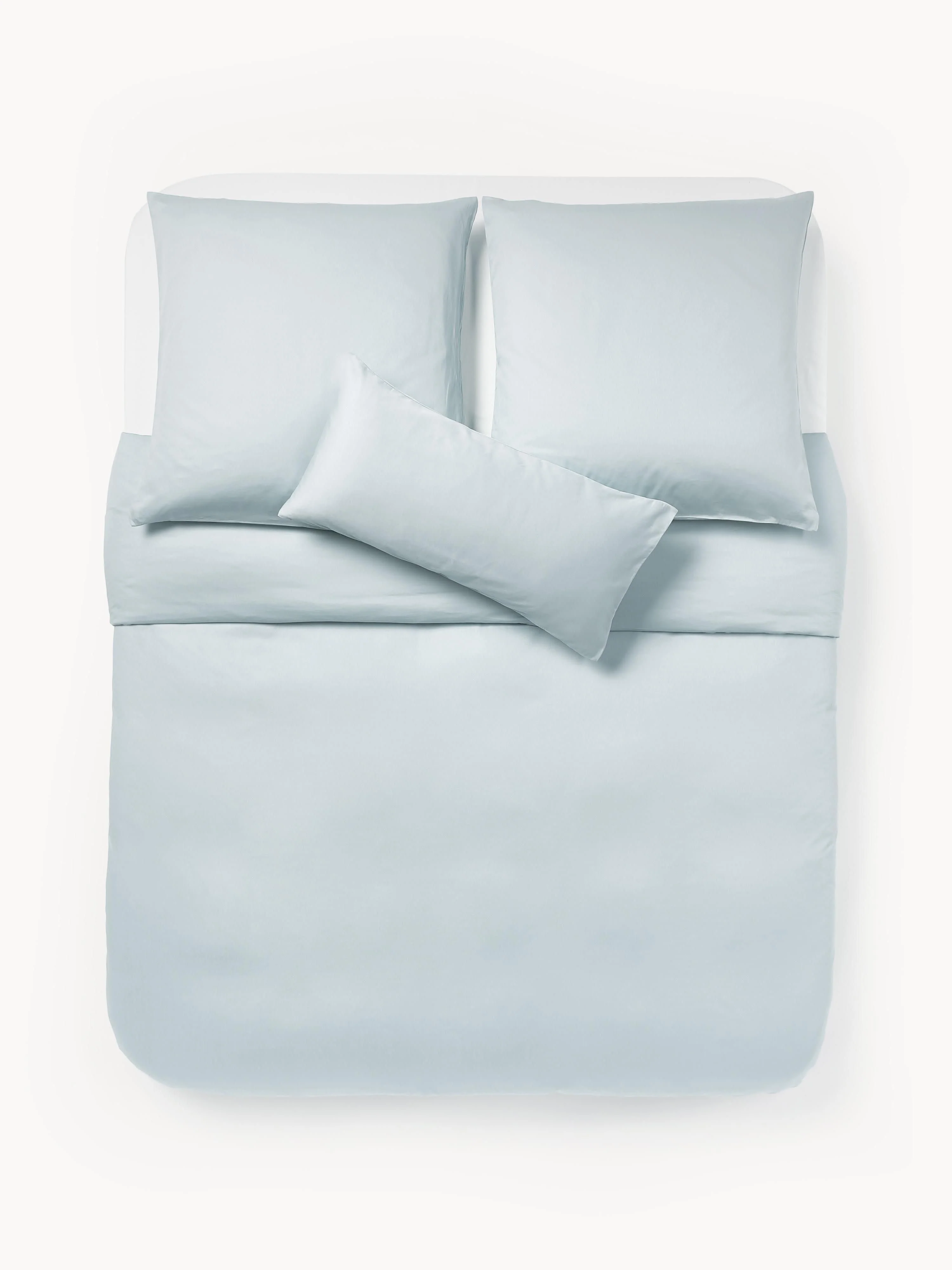 Katoensatijnen dekbedovertrek Comfort