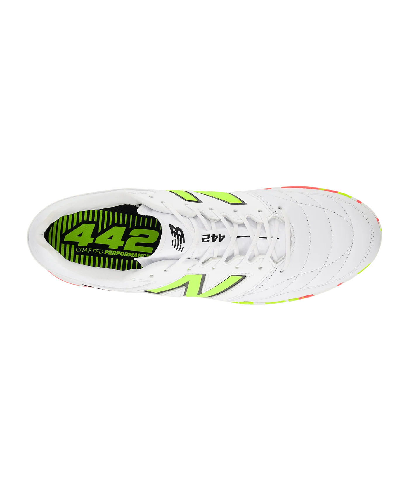 New Balance 442 Pro V2 IN Flash Point Weiss FIB2