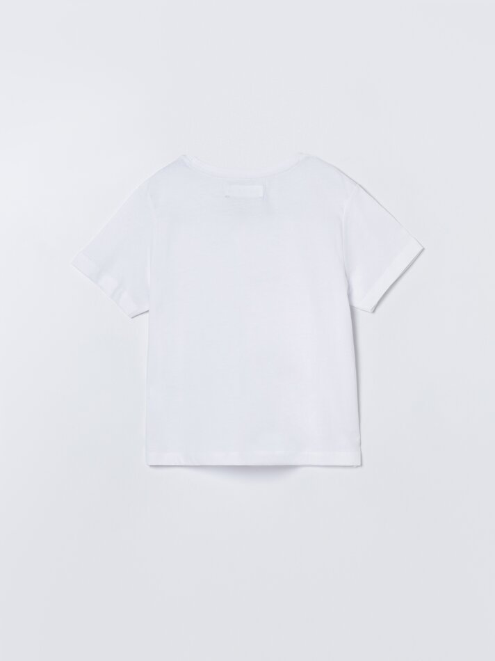 Pacote com 4 camisetas lisas de manga curta - Rosa Médio