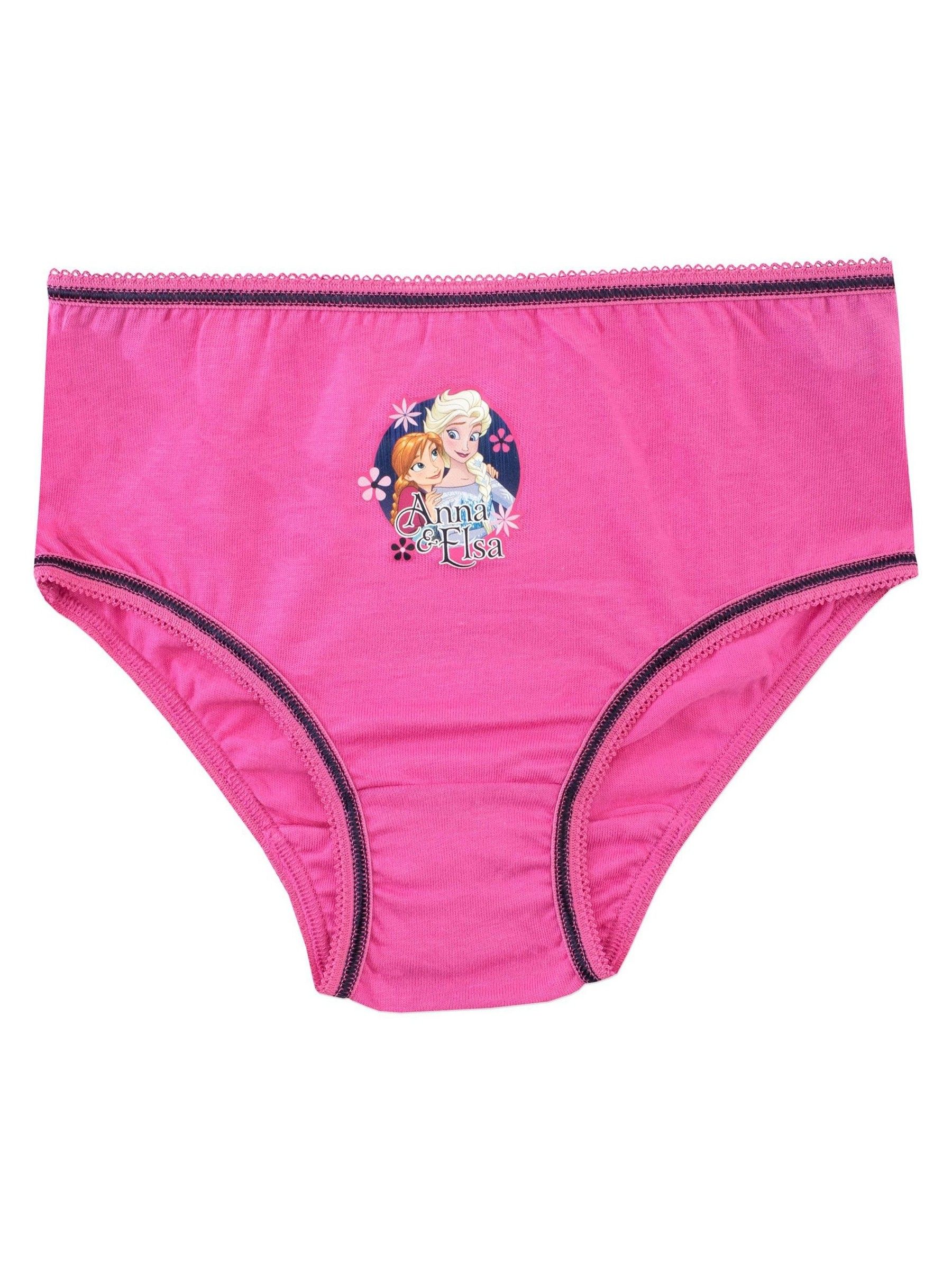 Personage Kids Disney Frozen grootverpakking 100% katoenen onderbroeken, verpakking van 5