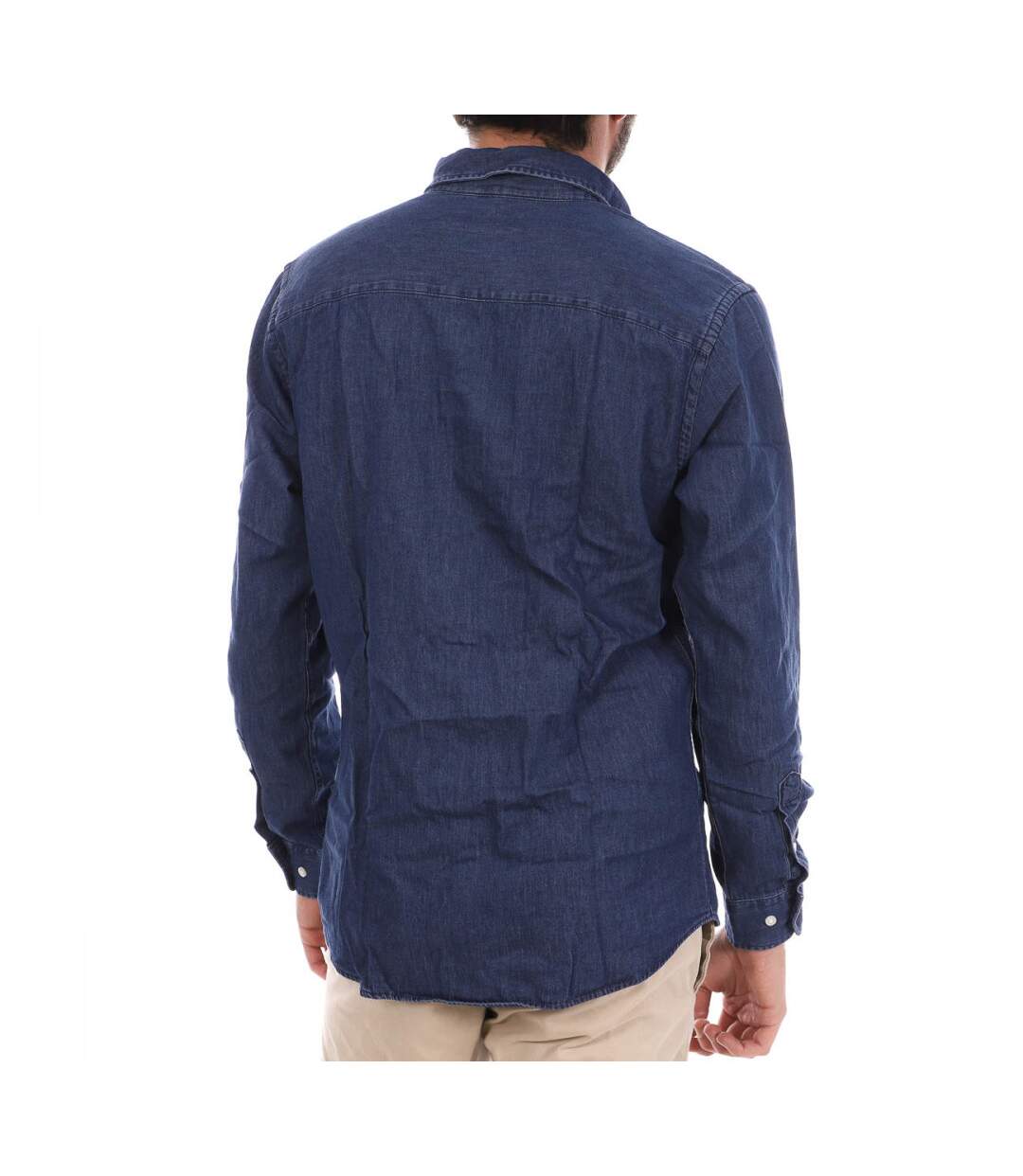 Chemise Denim Bleu Homme Jack & Jones Plain