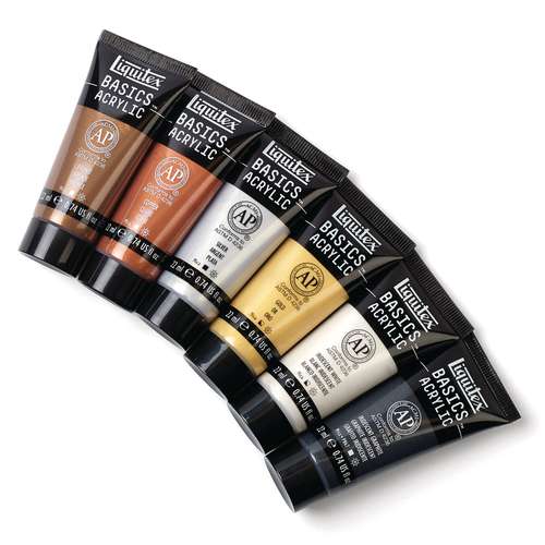 Liquitex® BASICS™ Acrylfarben thembasierte Sets, 6 x 22 ml
