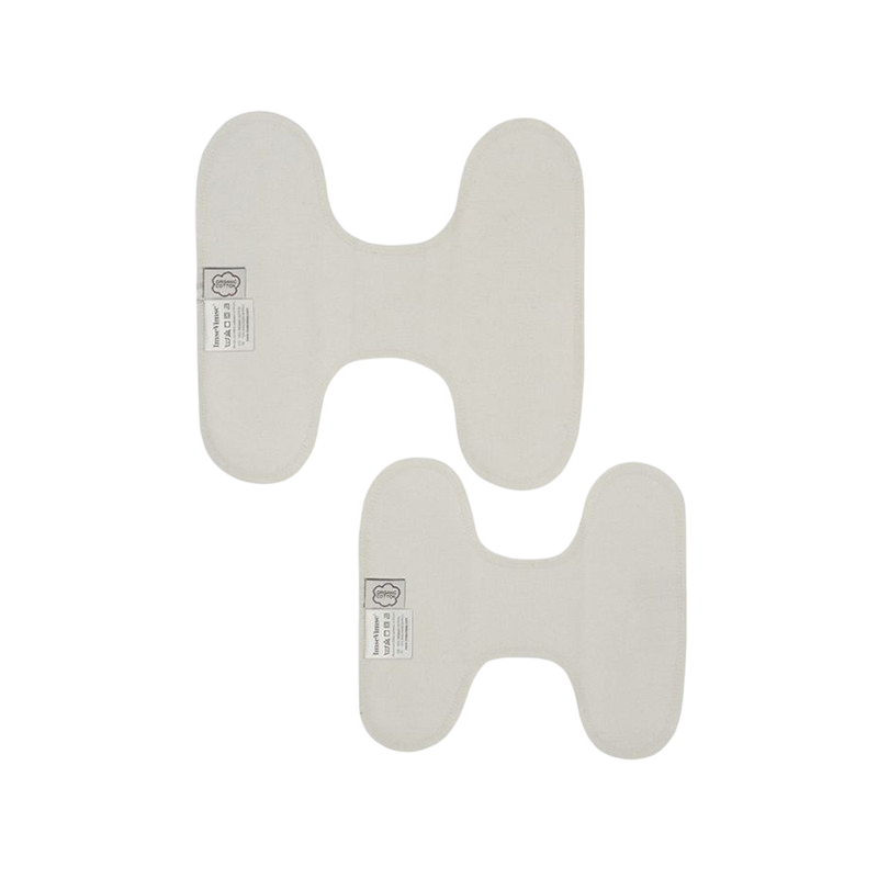 Imse Vimse Stoff-Slipeinlagen ohne Knöpfe 3er Pack Natur