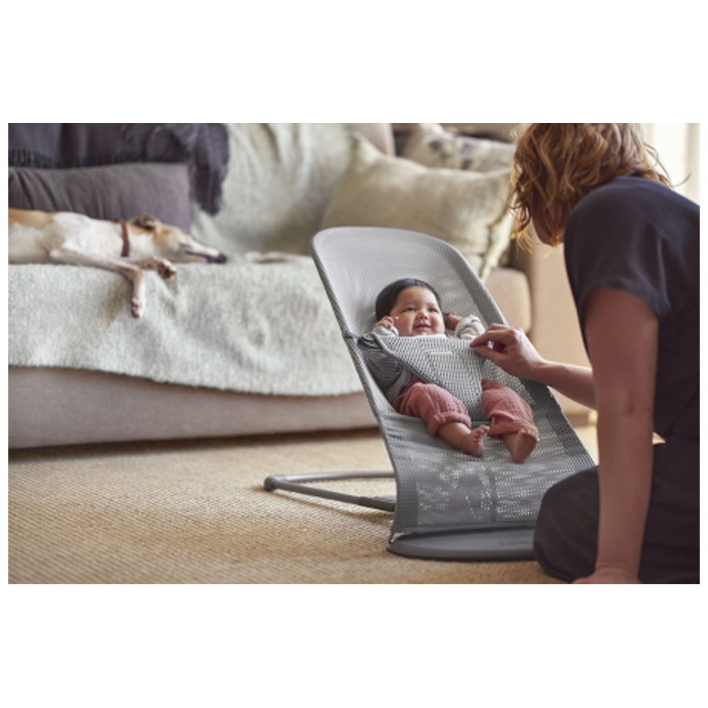 BabyBjörnBabyBjörn   Babywippe Balance Bliss Jersey hellgrau