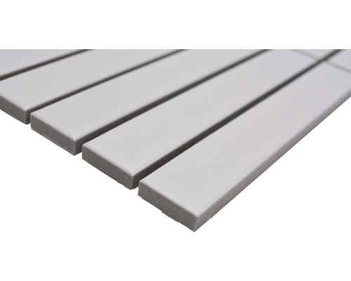 Keramische mozaïek CG ST 220 stokjes effen wit mat 29,6x30cm