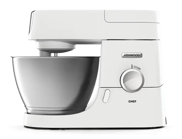 Kenwood 0W20011167, 4,6 L, Hvid, Dreje, 2,18 L, 680 g, Rustfrit stål
