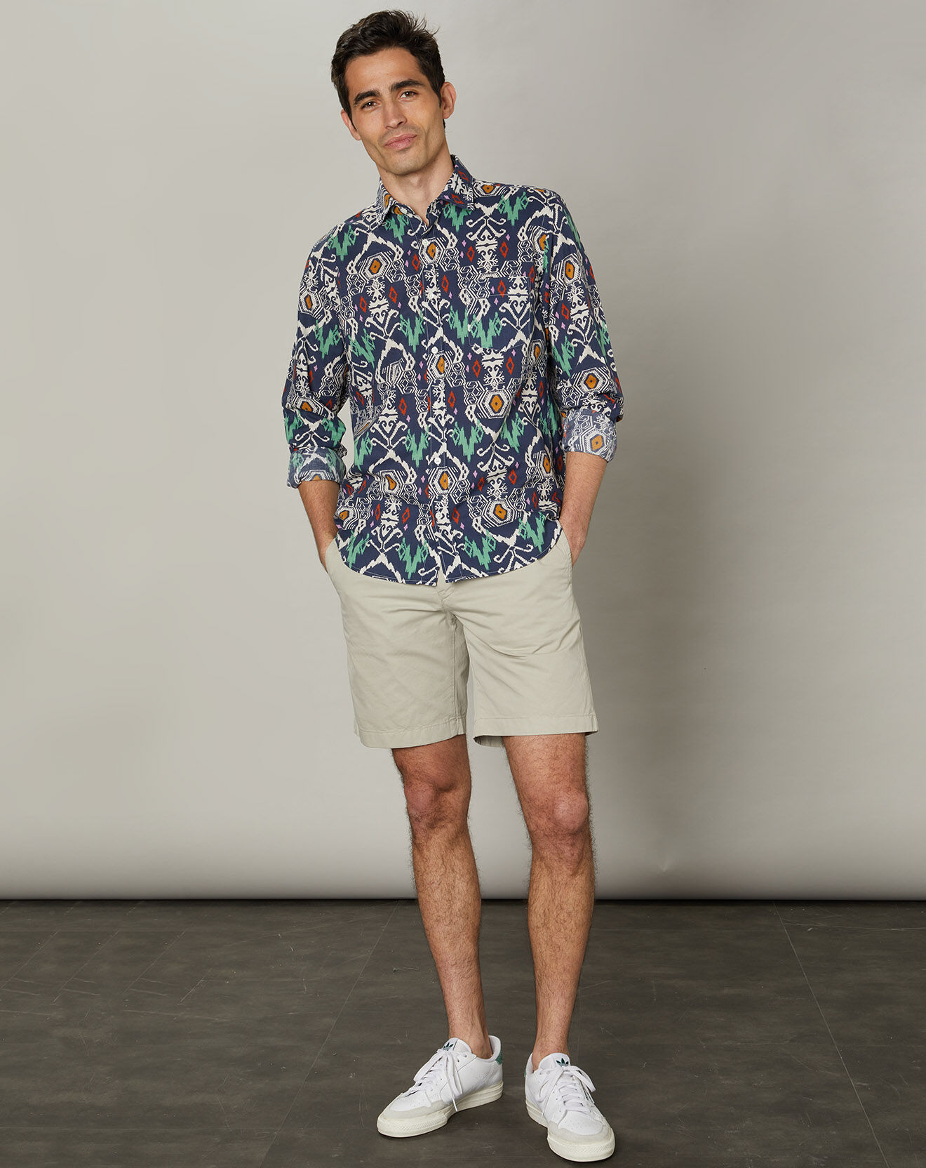 Hartford Chemise regular Paul bleue
