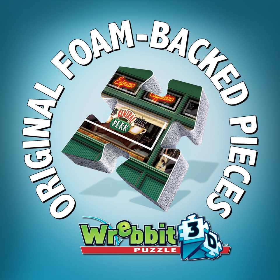 Wrebbit 3D Puslespil - FRIENDS - Central Perk