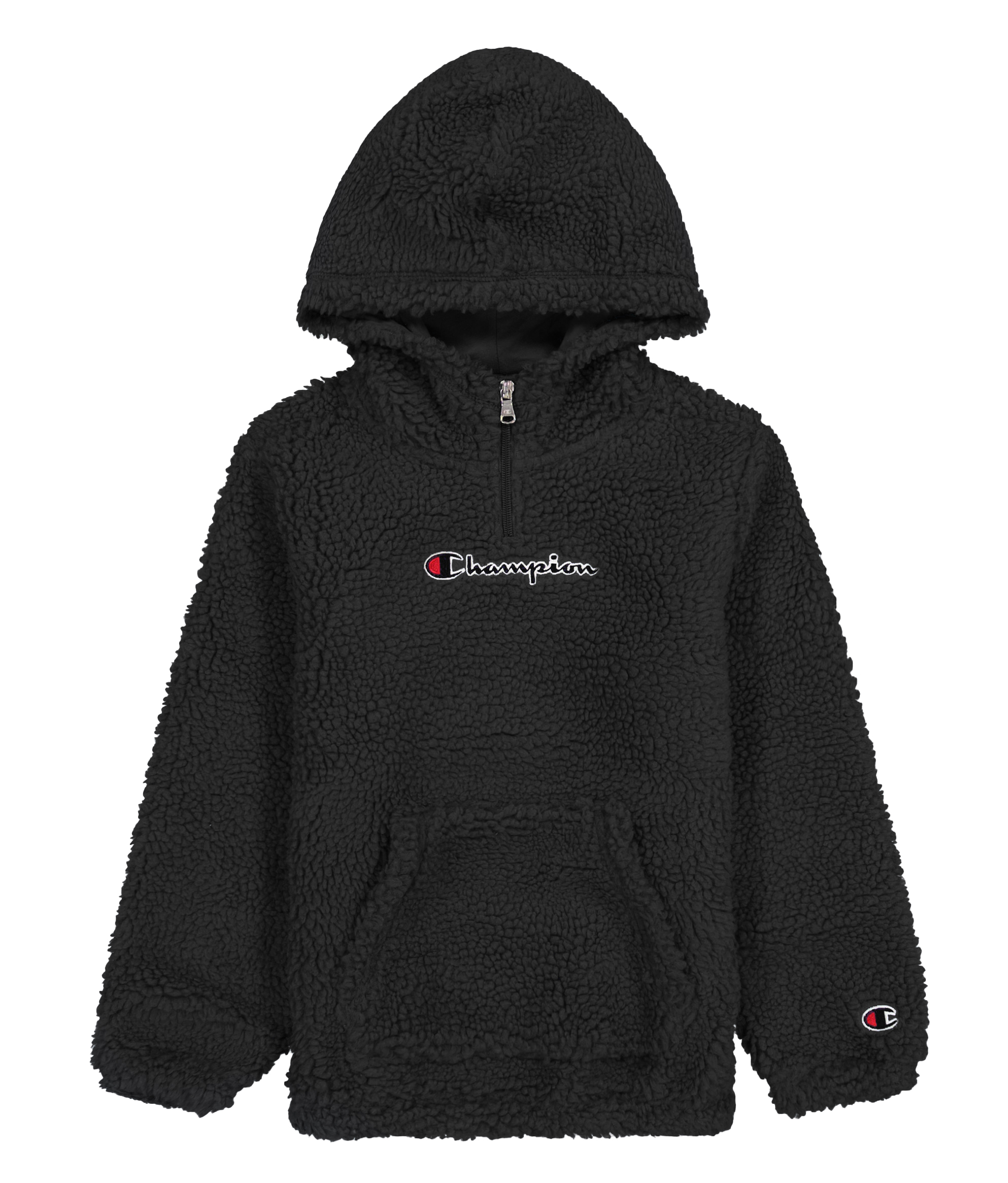 Rochester Hooded Half Zip Top Junior KK001/Black Beauty