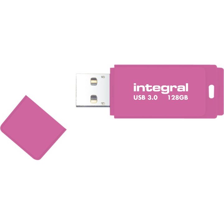 Integral clé USB Néon 64 Go Usb 3.2 (USB-C) Rose