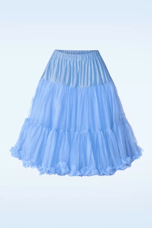 Banned Retro Lola Lifeforms petticoat in korenbloem blauw