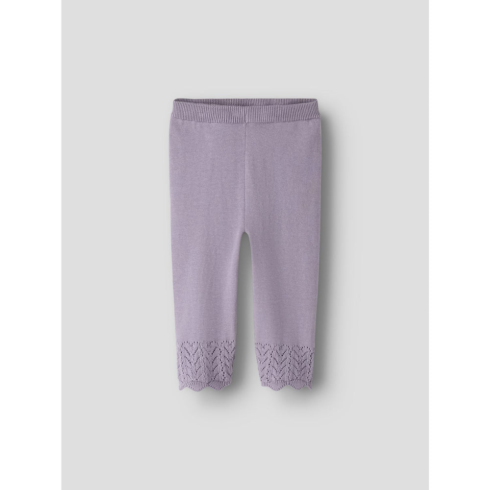 Køb Name It Lavender Gray Nbfbrit Strik Bukser