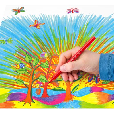 STAEDTLER Noris club - 12 Feutres - pointe moyenne
