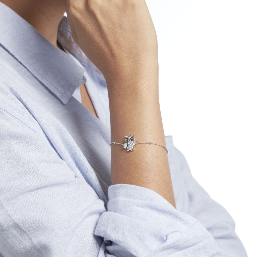 Bracelet Argent Trine Oxydes De Zirconium