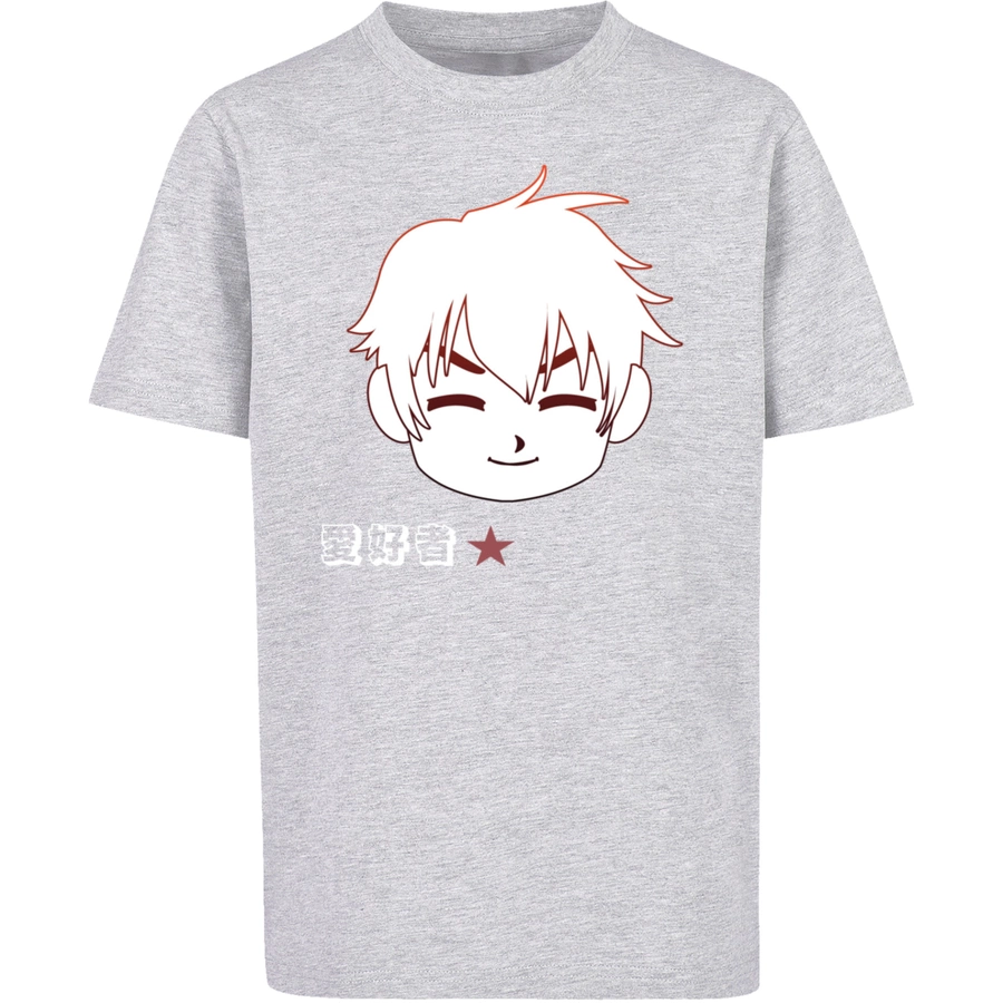 F4NT4STIC T-Shirt Manga Boy Japan heather grey