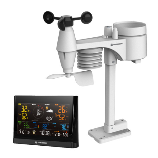 Estação meteorológica Bresser Wlan Comfort com sensor profissional 7 em 1