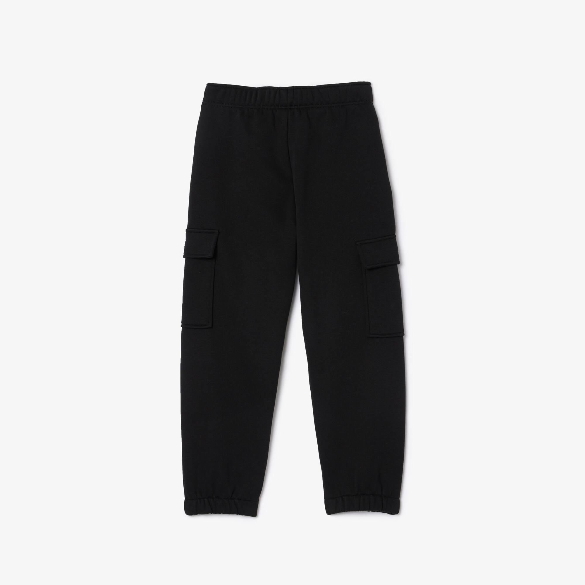 Cargo-Trainingshose aus Fleece Hosen - Schwarz - Lacoste - Jungen