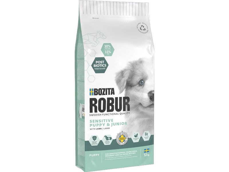 Bozita Trockenfutter Robur Sensitive Grain Free Puppy 12 kg Alleinfuttermittel für Junghunde