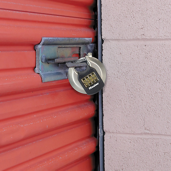 Cadenas à combinaison Master Lock Excell M40EURDNUM disque en zinc Ø70 mm hauteur de l'anse 16 mm