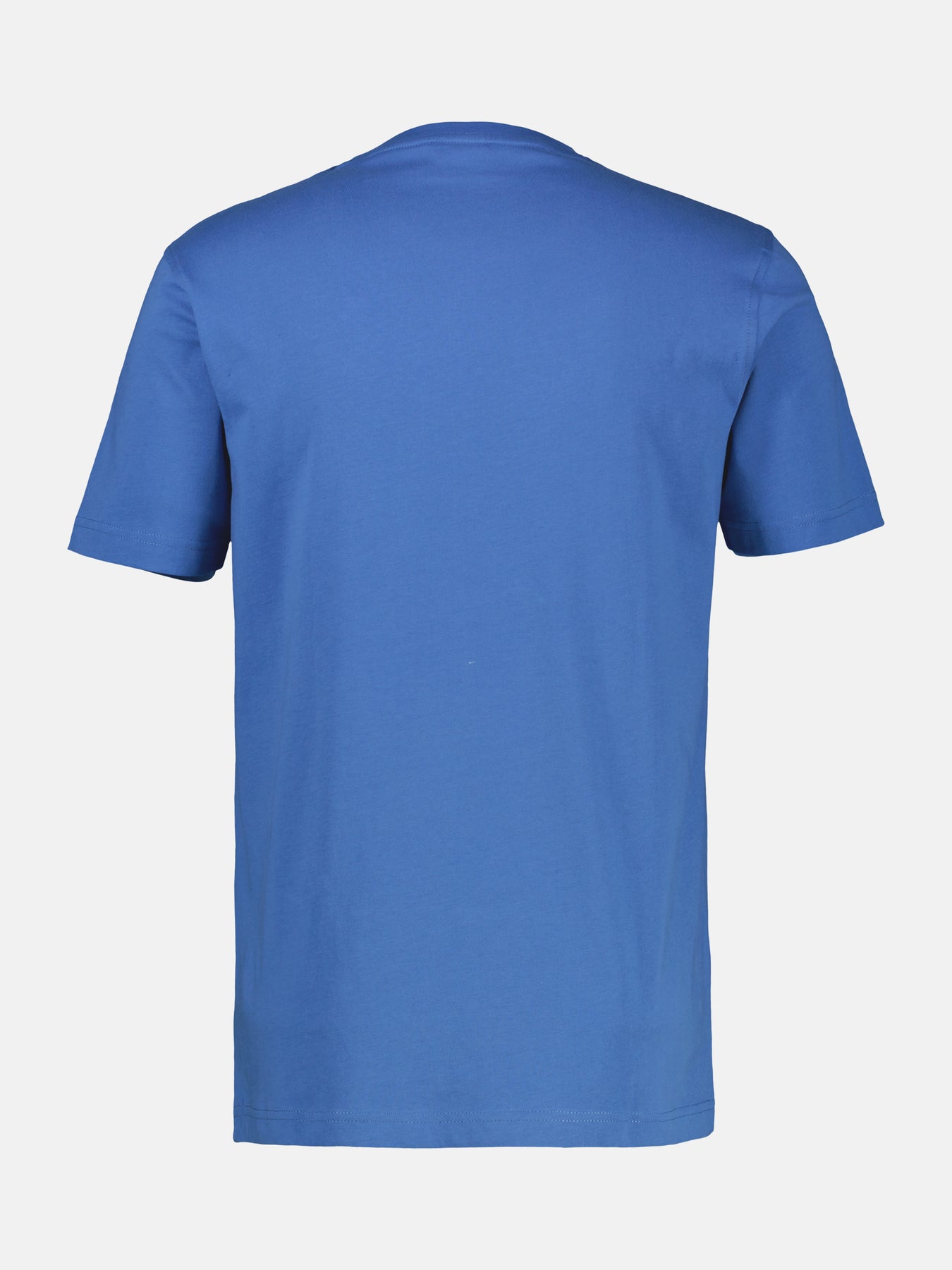 Basic T-Shirt mit Logostitch, unifarben