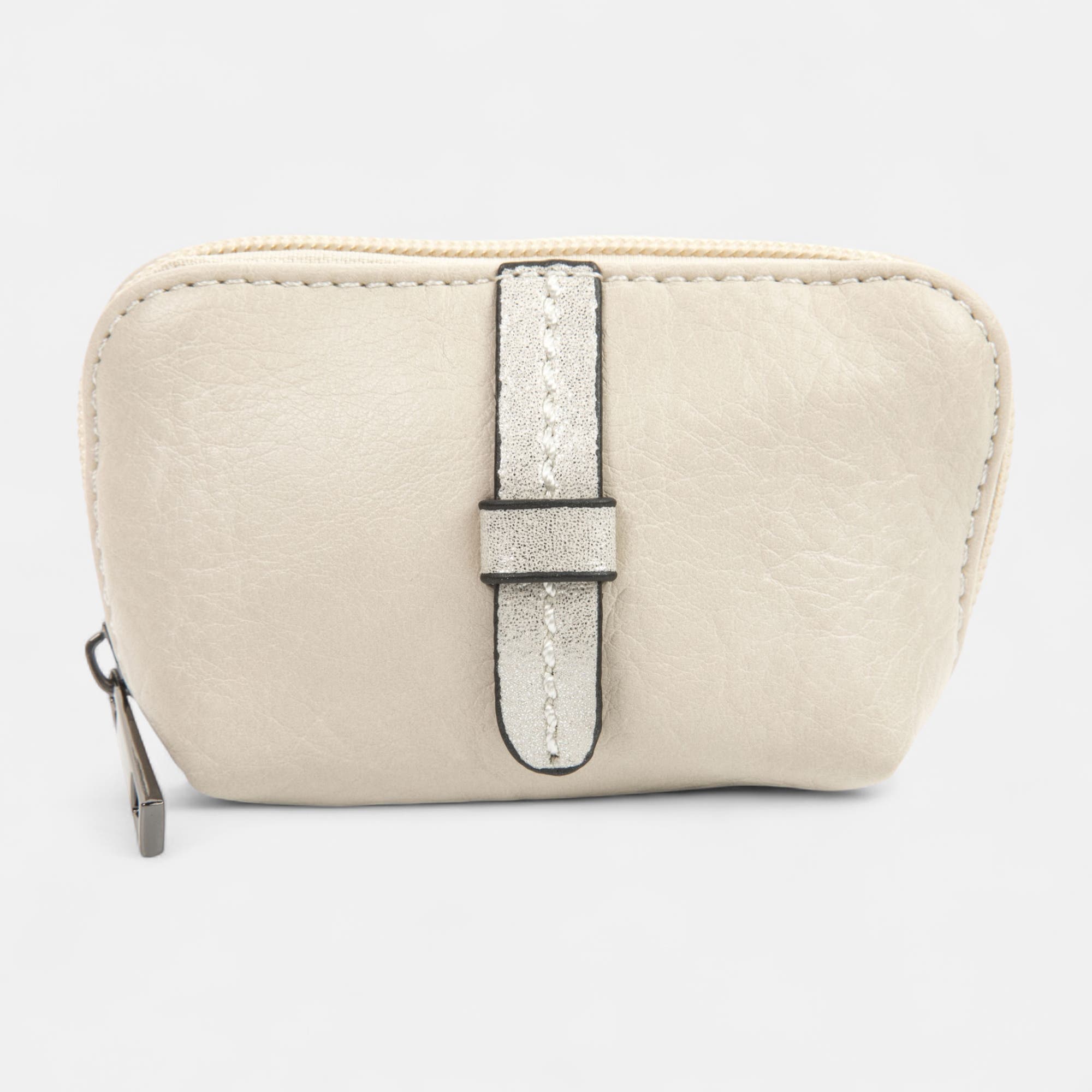 Petite maroquinerie beige