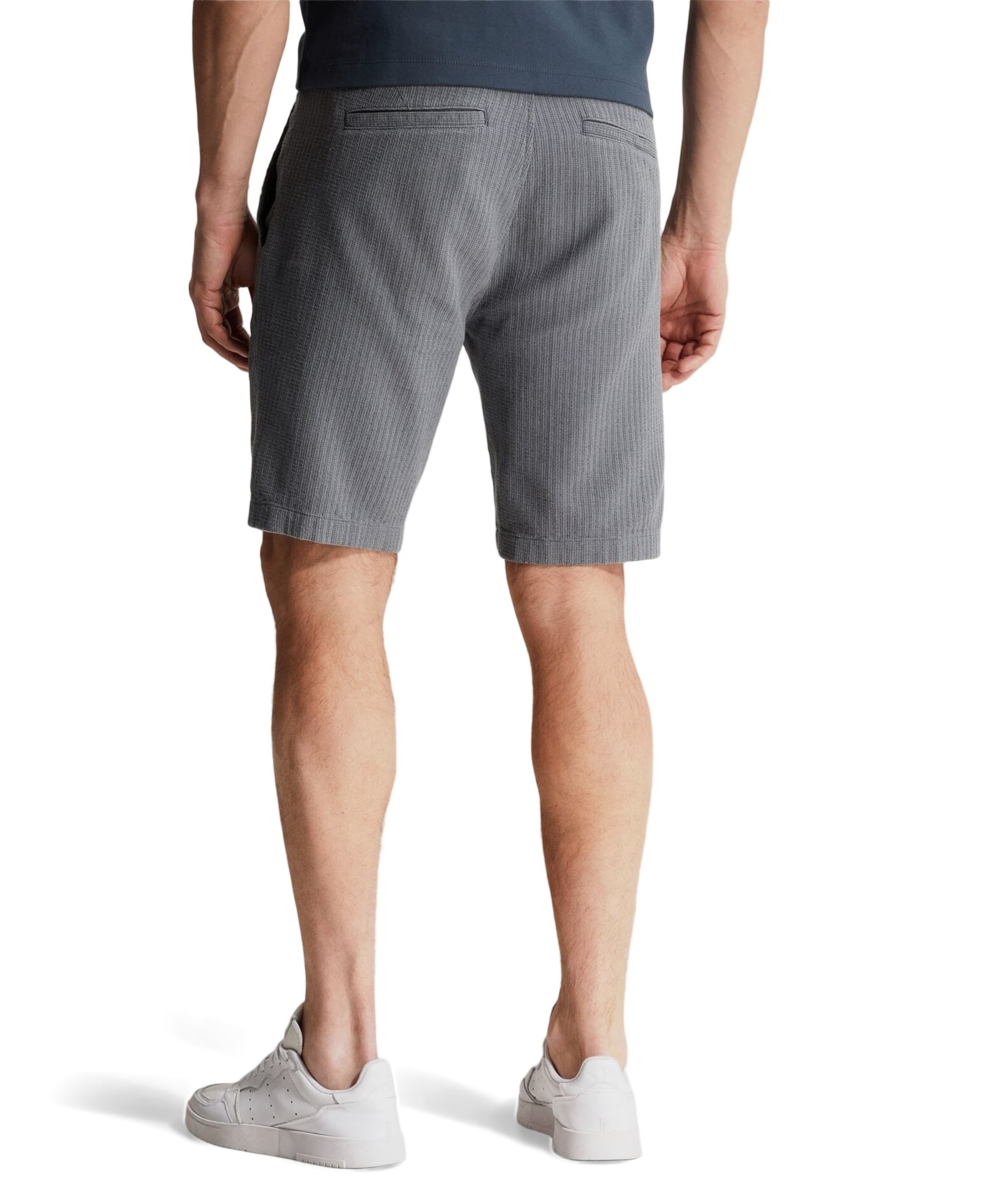 Cast Iron CHINO SHORTS STRUCTURE heren korte broek grijs