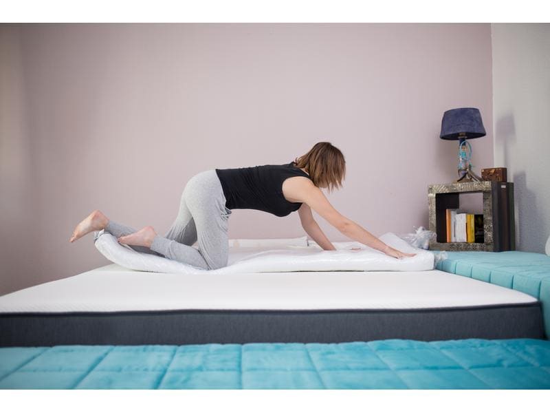 eazzzy Matratzentopper Eazzzy 140 x 200 cm Altes Bett, neuer Schlafkomfort