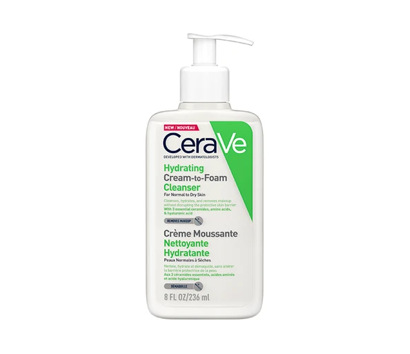 CERAVE Cleanser Cream to Foam