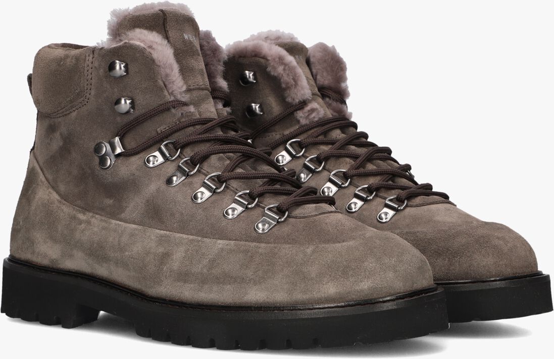 grijze nubikk veterboots logan chad fur