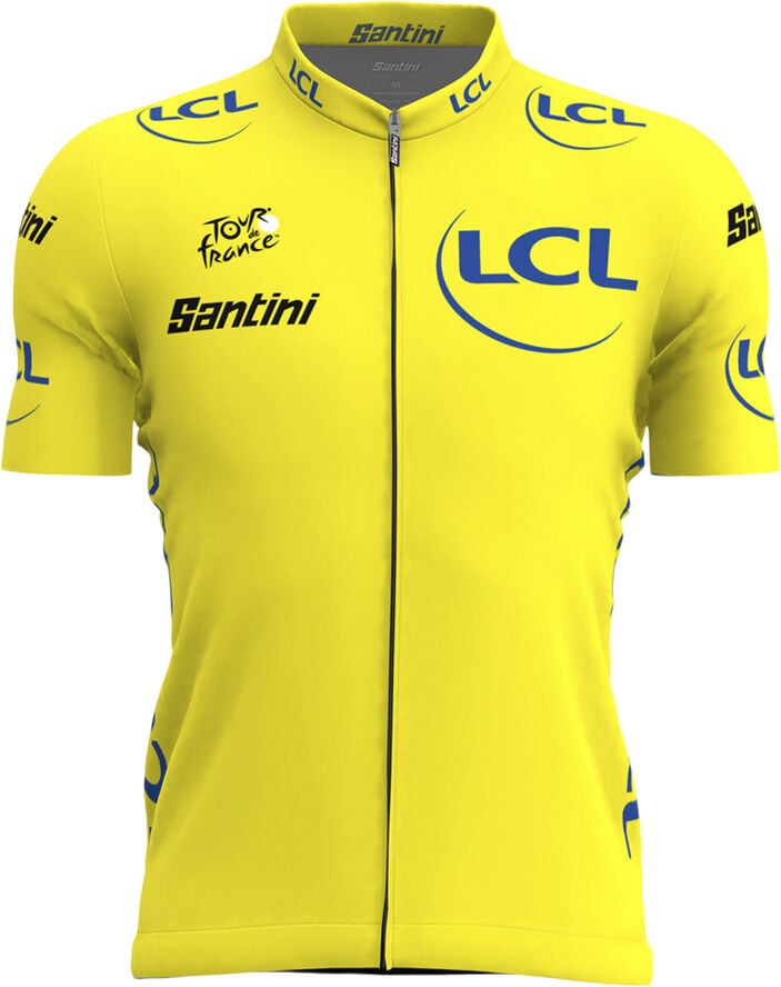 Santini Tour de France Gule Førertrøje Replica Gul
