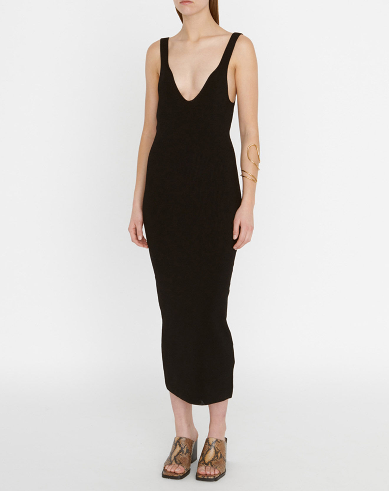 Zapa Robe en maille Remir noire
