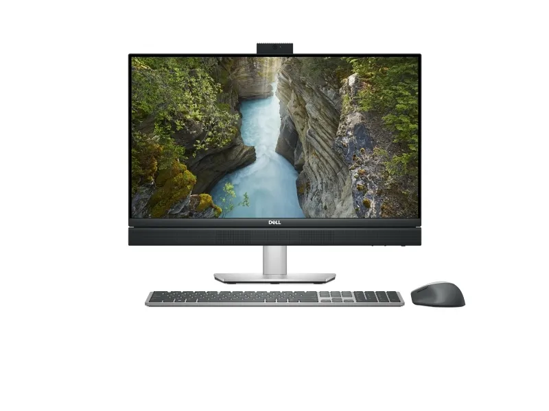 Dell OptiPlex 7420 All In One - Alt-i-én Core i5 i5-14500T / op til 4.8 GHz Energy Efficient - RAM 8 GB - SSD 256 GB - NVMe, Class 35 - UHD Graphics 770 - Gigabit Ethernet, Bluetooth, IEEE 802.11ax (Wi-Fi 6E) - Win 11 Pro - skærm: LED 23.81