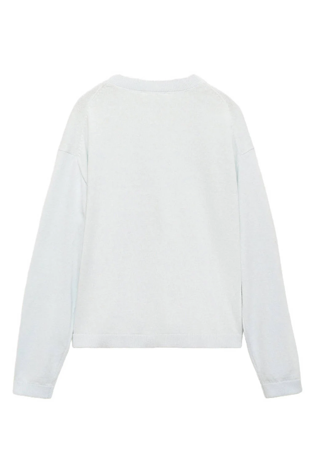 Mango Kids trui lichtblauw fijn gebreid