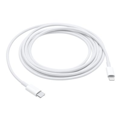 Apple - Câble USB-C mâle vers Lightning mâle - 2 m - blanc