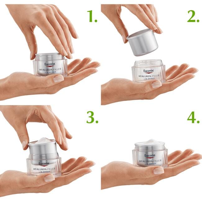 Eucerin Hyaluron-Filler + 3x EFFECT Nachtcrème Navulling 50 ML