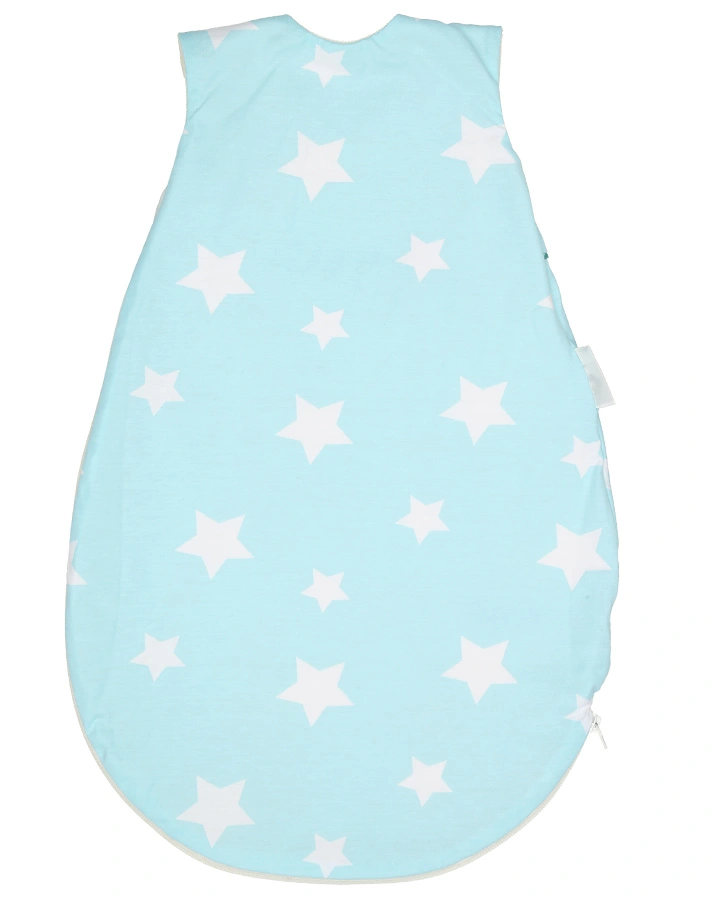 Klimasoft-Sommerschlafsack COLD STARS in pastellmint
