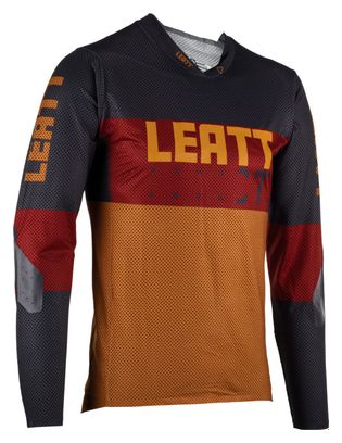 Maillot Manches Longues Leatt MTB Gravity 4.0 Suede Marron