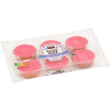 Jumbo Mini Roze Koek 6 Stuks