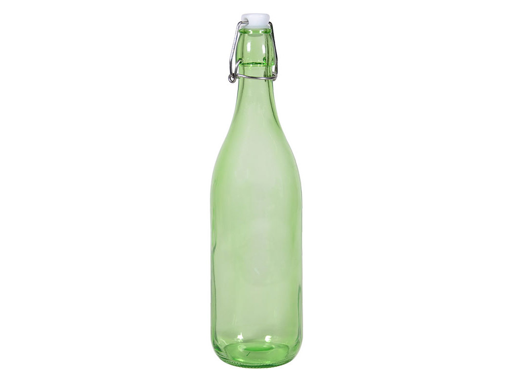 GARRAFA VIDRO ACTUEL VERDE 1L