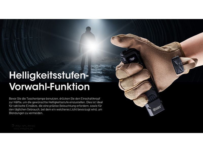 Nitecore Taschenlampe EDC29 6500 lm Ultraschlanke Hochleistungs-Taschenlampe