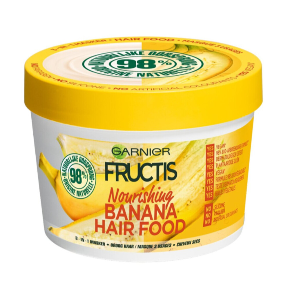Garnier Fructis Hair Food Banaan 3-in-1 Haarmasker390 ml