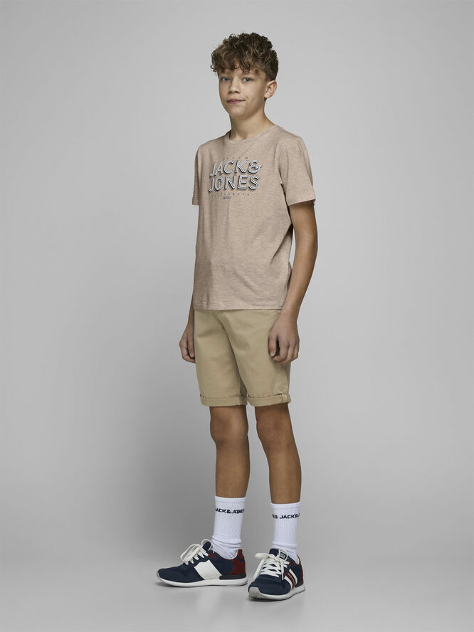 Jack & Jones JPSTBOWIE JJSHORTS SOLID SA SN JNR Oxford tan