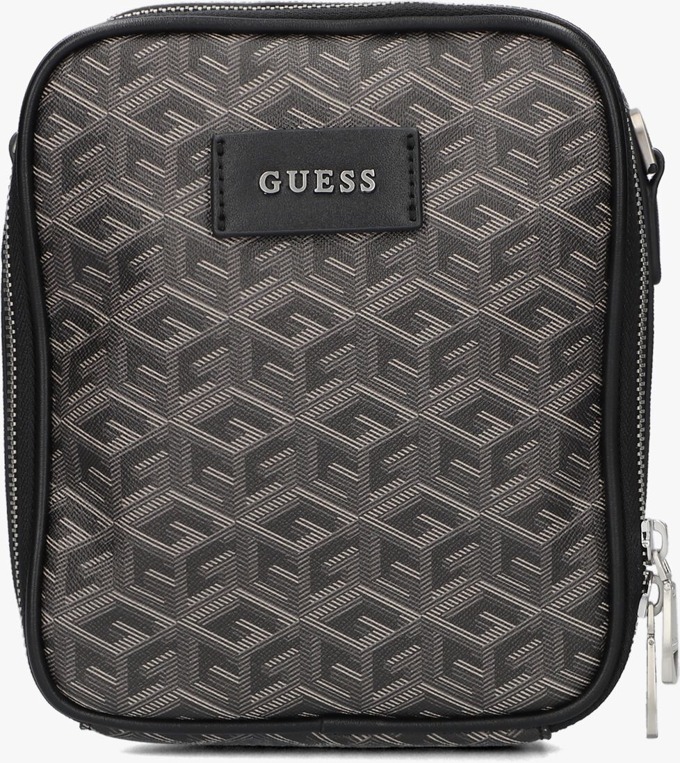 GUESS grijze guess reportertas ederlo zipper around crossbody