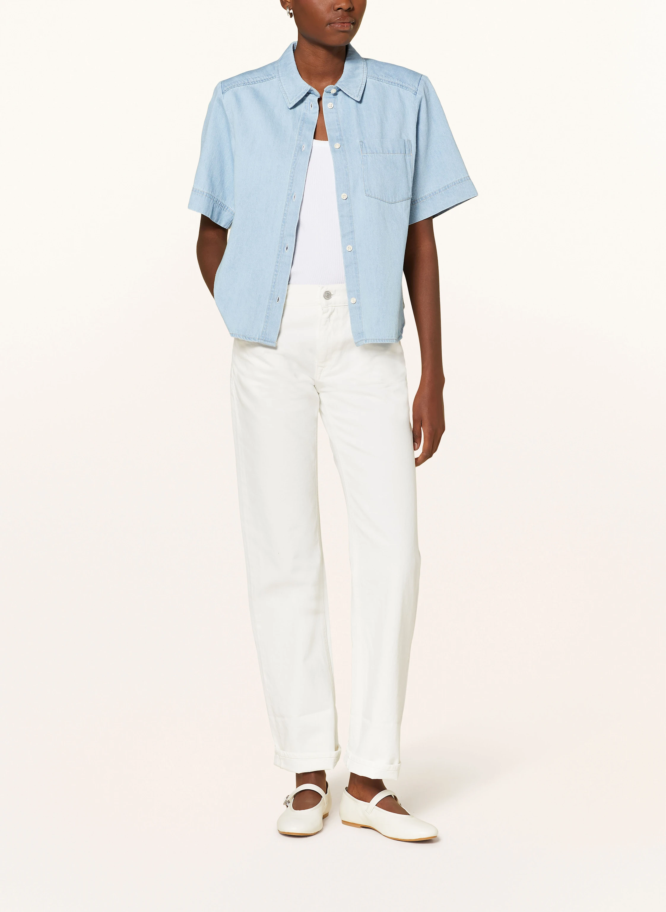 Part Two Jeansbluse