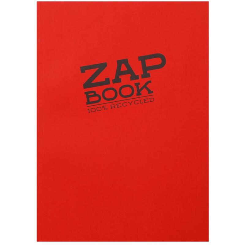 Zap Book carnet collé 160F A6 80g - Aléatoire