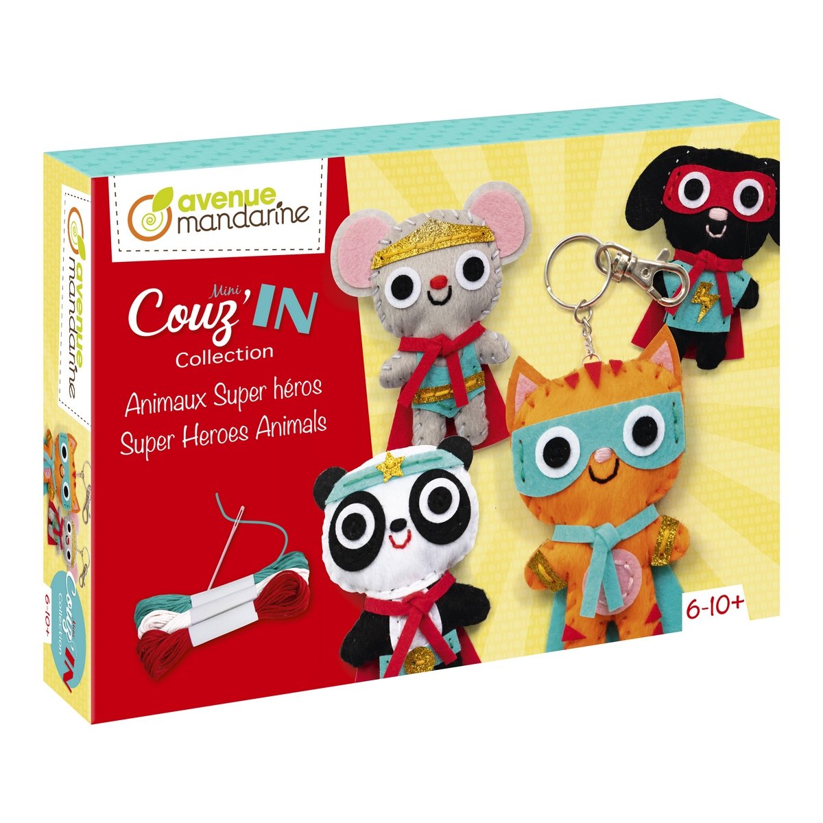 Mini couzin Animaux super héros