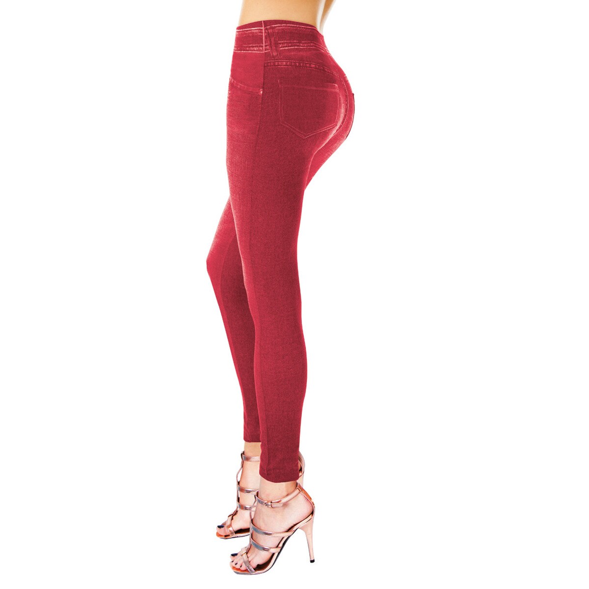 Comfortisse® Jeggings - Leggings 3er Set mit Taschen Summer Shaper Jeggings