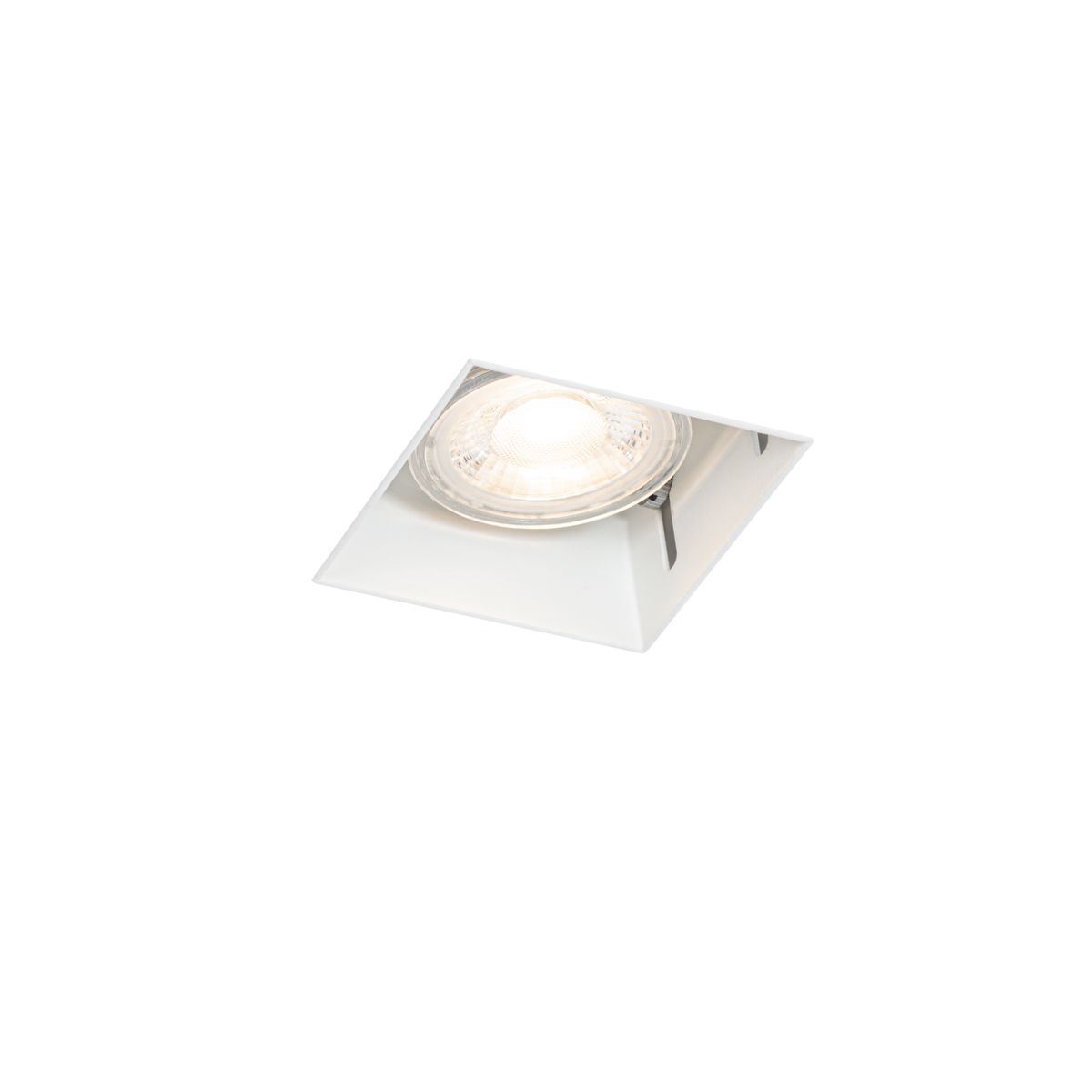 Set van 6 inbouwspots wit GU10 50mm trimless - Oneon